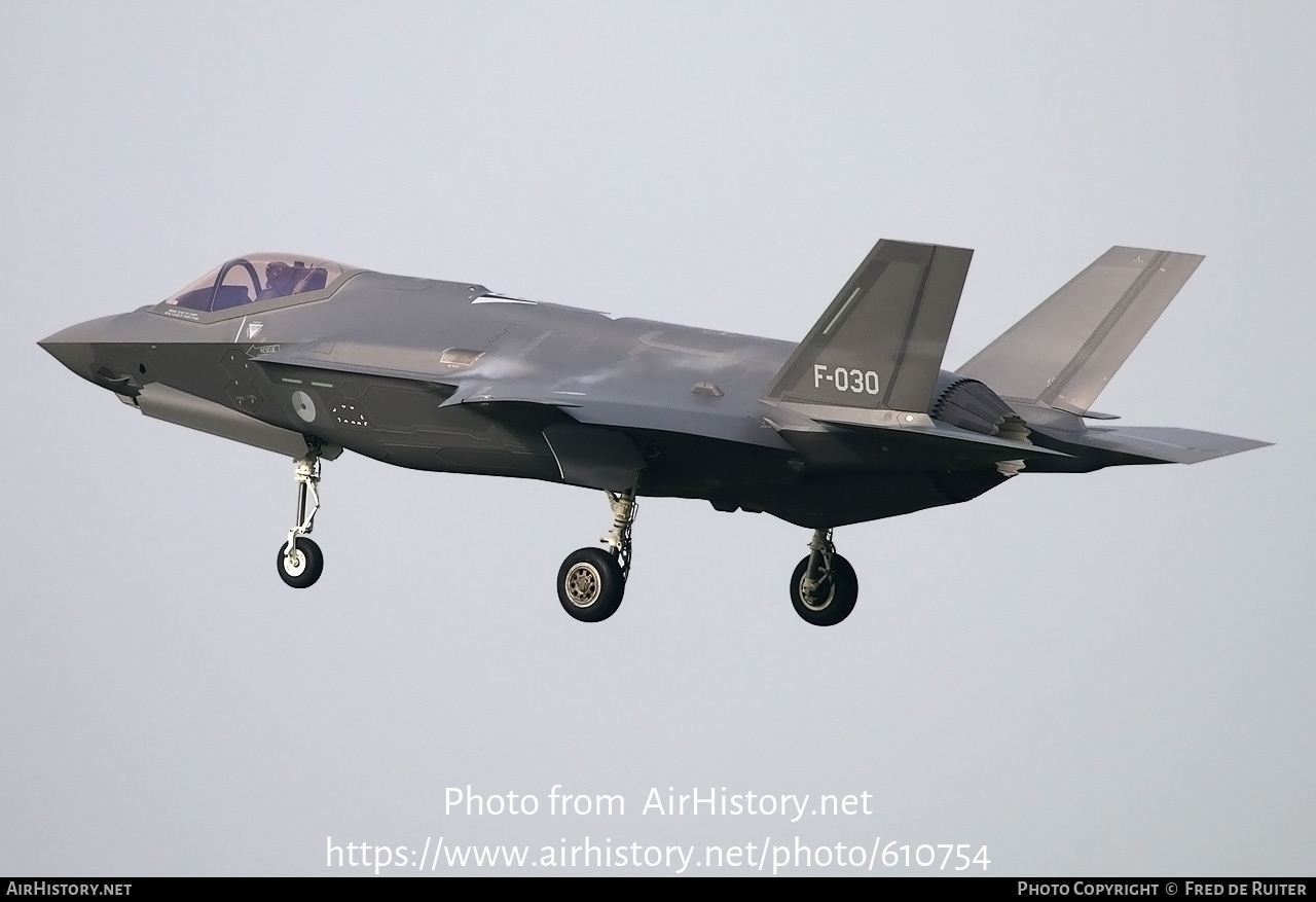 Aircraft Photo of F-030 | Lockheed Martin F-35A Lightning II | Netherlands - Air Force | AirHistory.net #610754