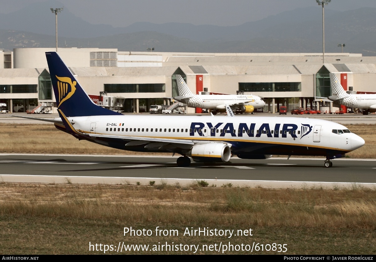 Aircraft Photo of EI-DAL | Boeing 737-8AS | Ryanair | AirHistory.net #610835