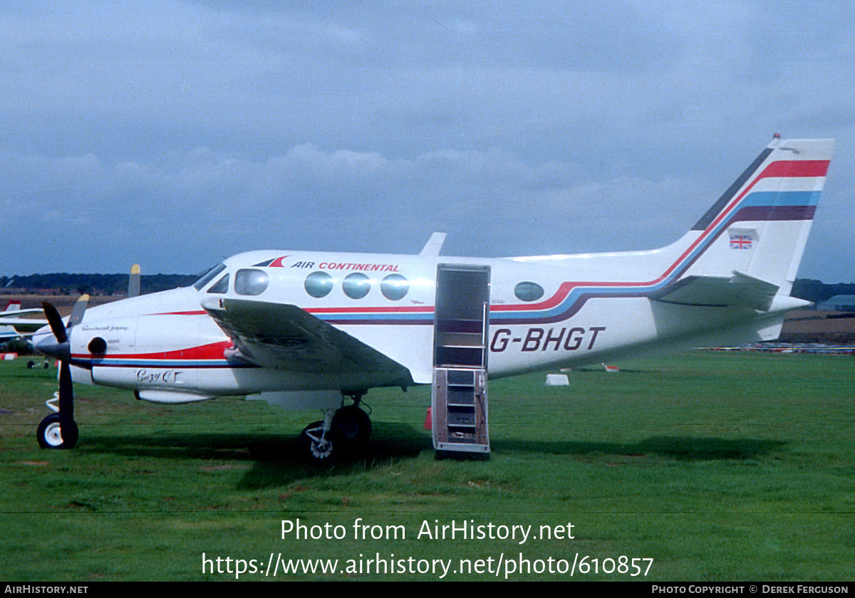 Aircraft Photo of G-BHGT | Beech B90 King Air | Air Continental | AirHistory.net #610857