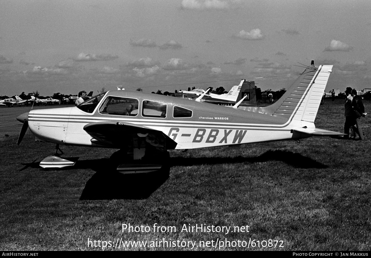 Aircraft Photo of G-BBXW | Piper PA-28-151 Cherokee Warrior | AirHistory.net #610872