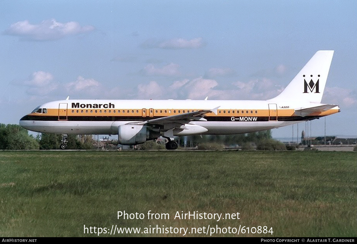 Aircraft Photo of G-MONW | Airbus A320-212 | Monarch Airlines | AirHistory.net #610884