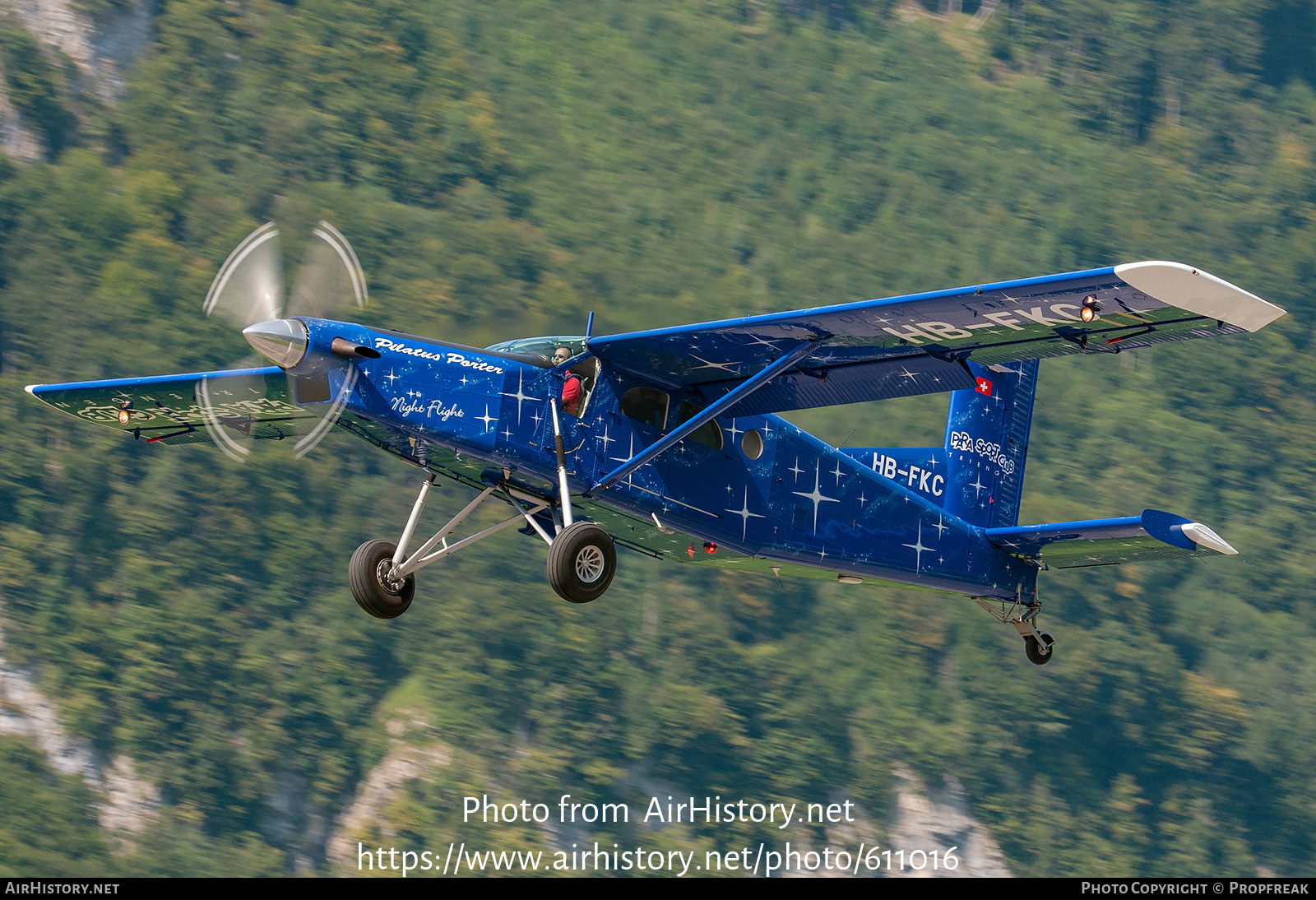 Aircraft Photo of HB-FKC | Pilatus PC-6/B2/34-H4 Turbo Porter | Para Sport Club Triengen | AirHistory.net #611016