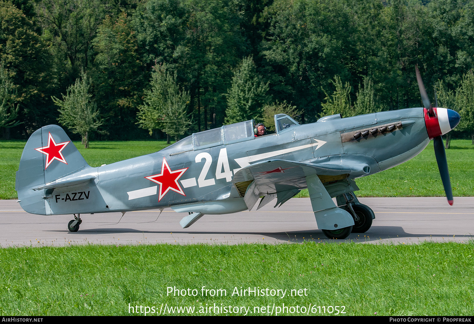 Aircraft Photo of F-AZZV | Yakovlev Yak-3UA | Soviet Union - Air Force | AirHistory.net #611052