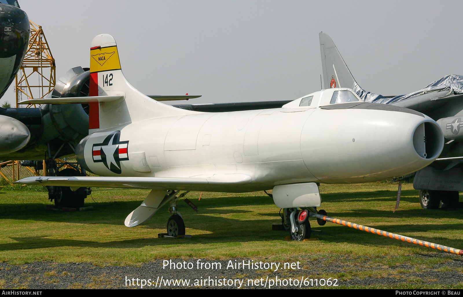 Aircraft Photo of NACA 142 | Douglas D-558-I Skystreak | NACA - National Advisory Committee for Aeronautics | AirHistory.net #611062