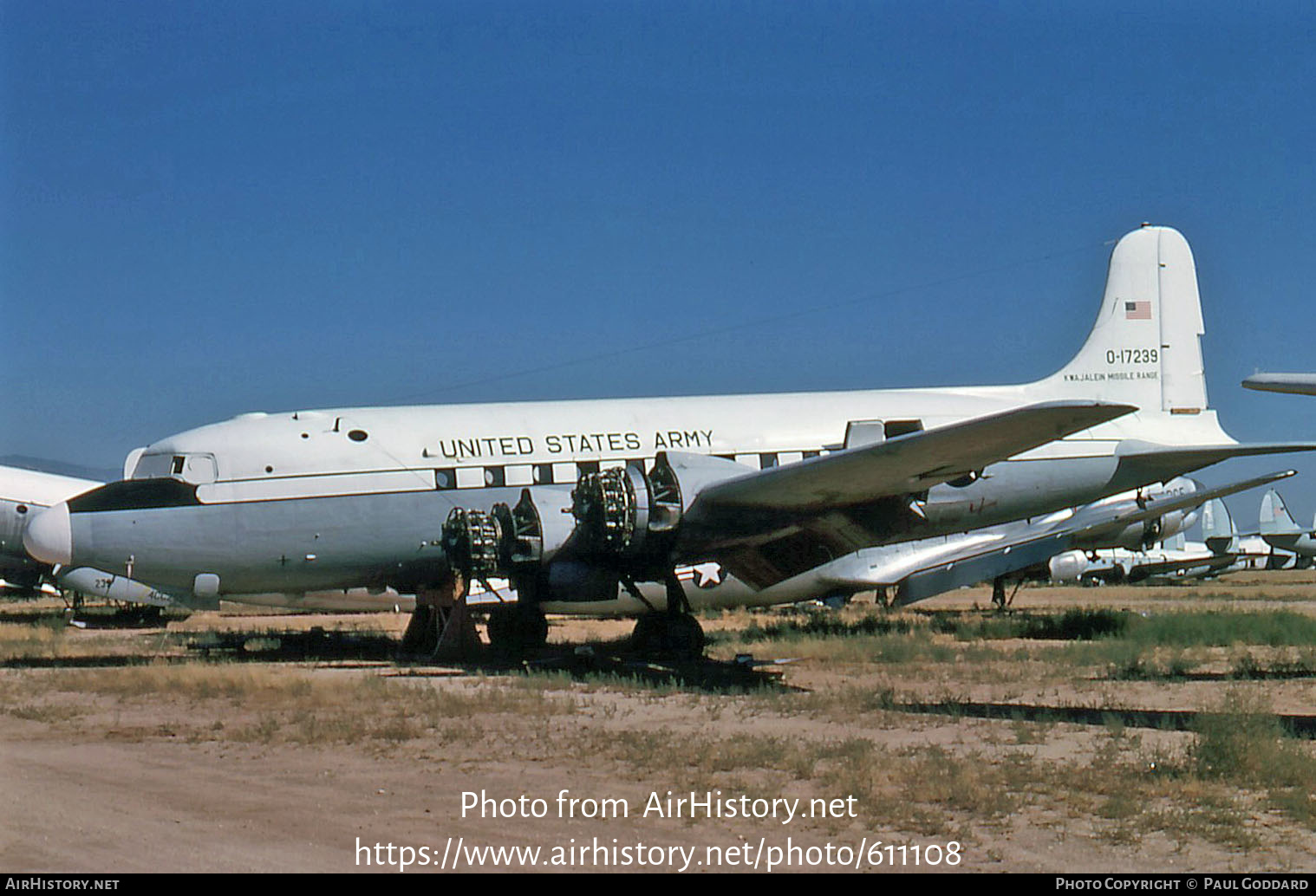 Aircraft Photo of 43-17239 / 0-17239 | Douglas C-54D Skymaster | USA - Army | AirHistory.net #611108