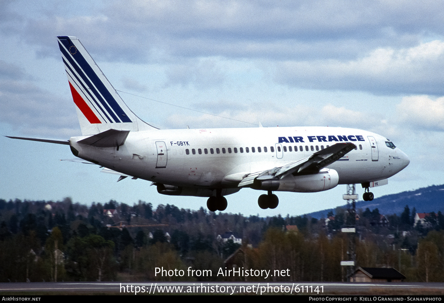 Aircraft Photo of F-GBYK | Boeing 737-228/Adv | Air France | AirHistory.net #611141