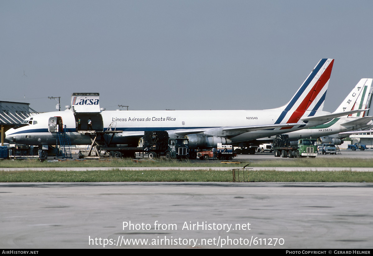 Aircraft Photo of N29549 | Douglas DC-8-55F | LACSA Carga - Líneas Aéreas de Costa Rica | AirHistory.net #611270