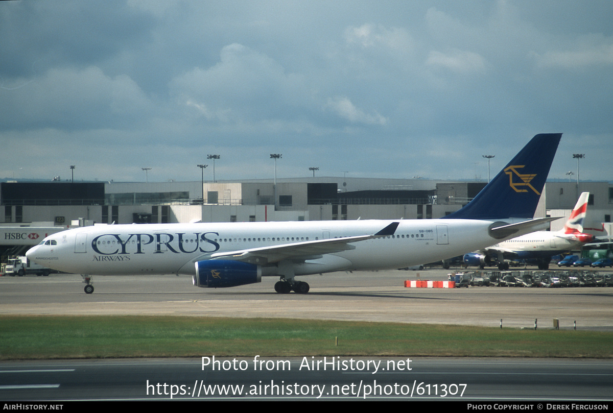 Aircraft Photo of 5B-DBS | Airbus A330-243 | Cyprus Airways | AirHistory.net #611307