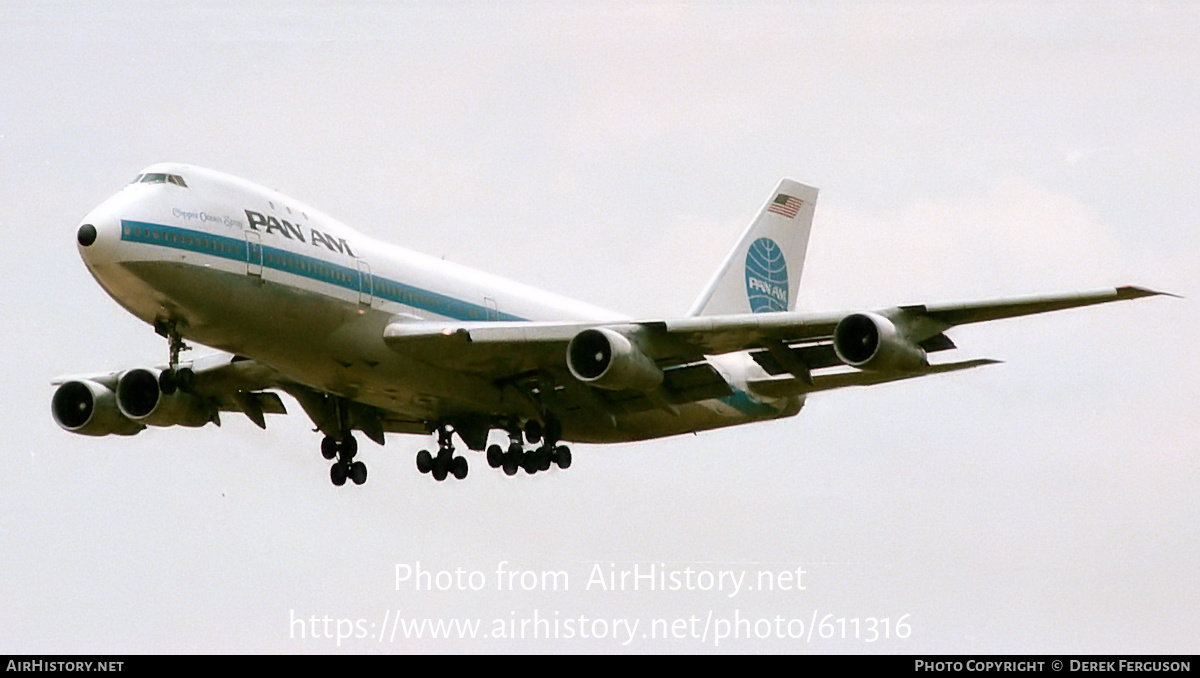 Aircraft Photo of N744PA | Boeing 747-121 | Pan American World Airways - Pan Am | AirHistory.net #611316