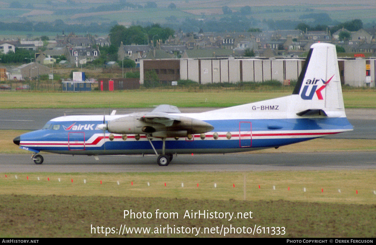 Aircraft Photo of G-BHMZ | Fokker F27-200 Friendship | Air UK | AirHistory.net #611333