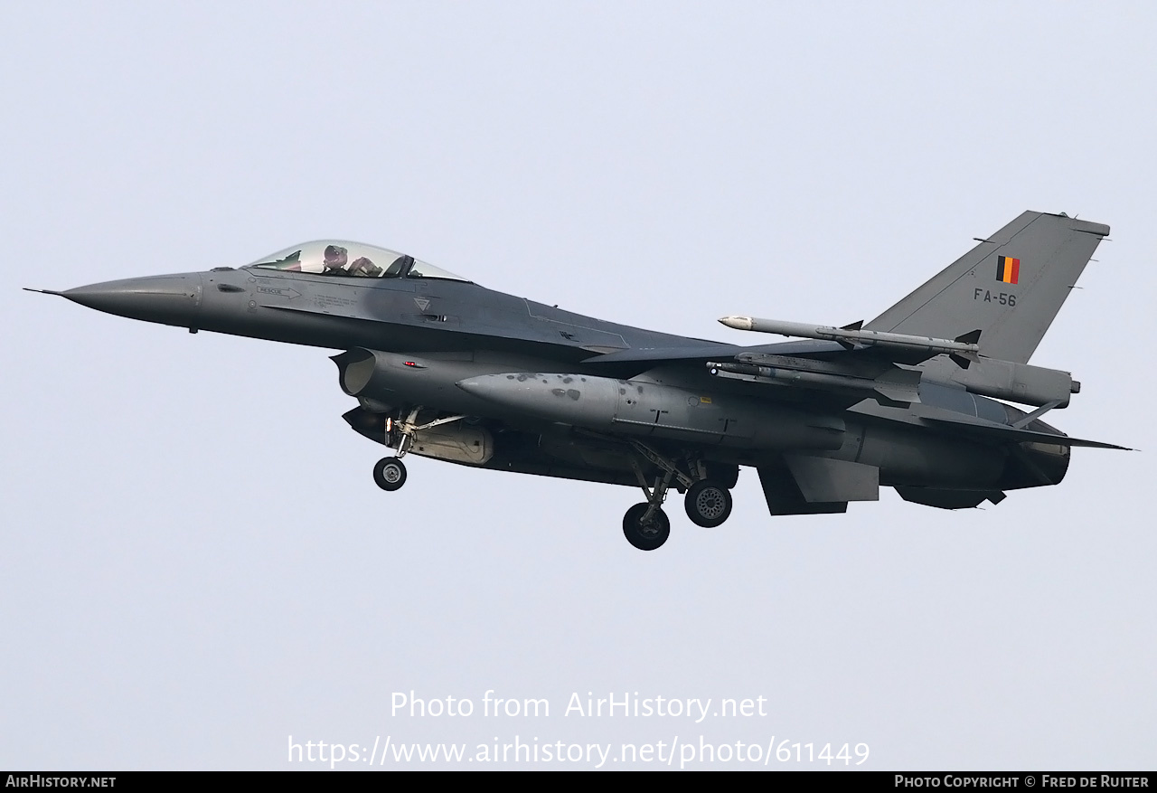 Aircraft Photo of FA-56 | General Dynamics F-16AM Fighting Falcon ...