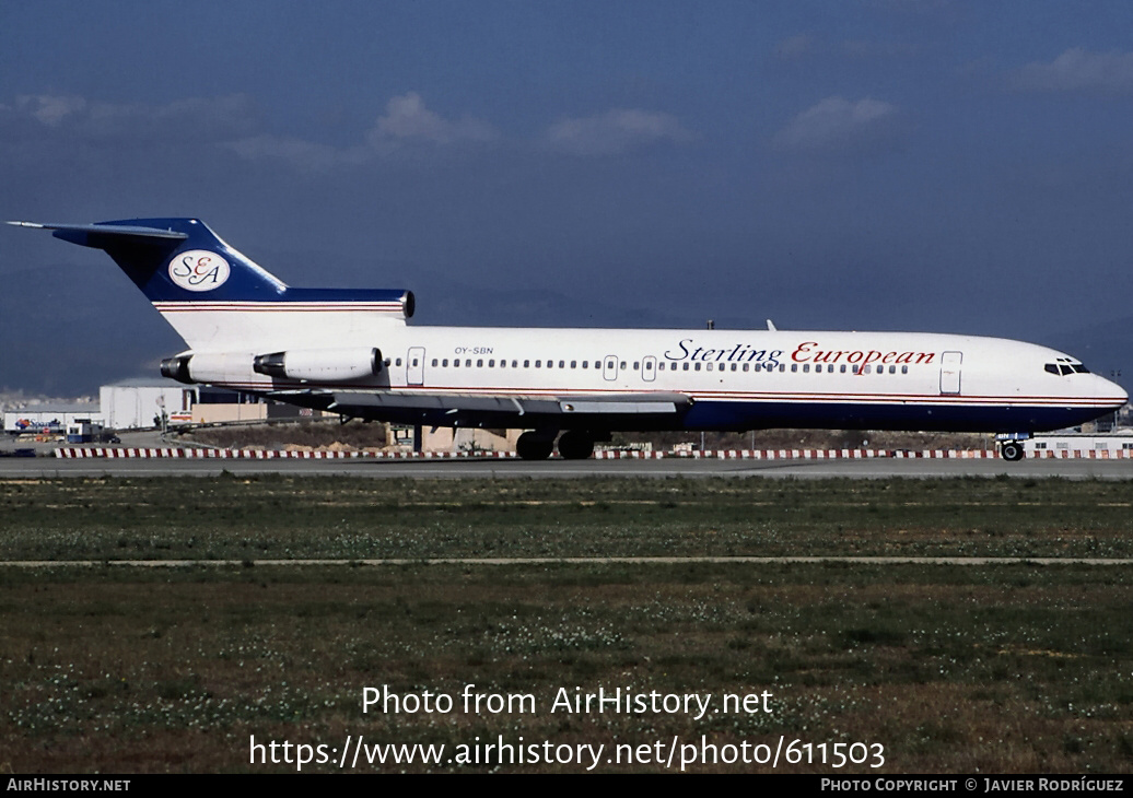 Aircraft Photo of OY-SBN | Boeing 727-2B7/Adv | Sterling European Airlines | AirHistory.net #611503