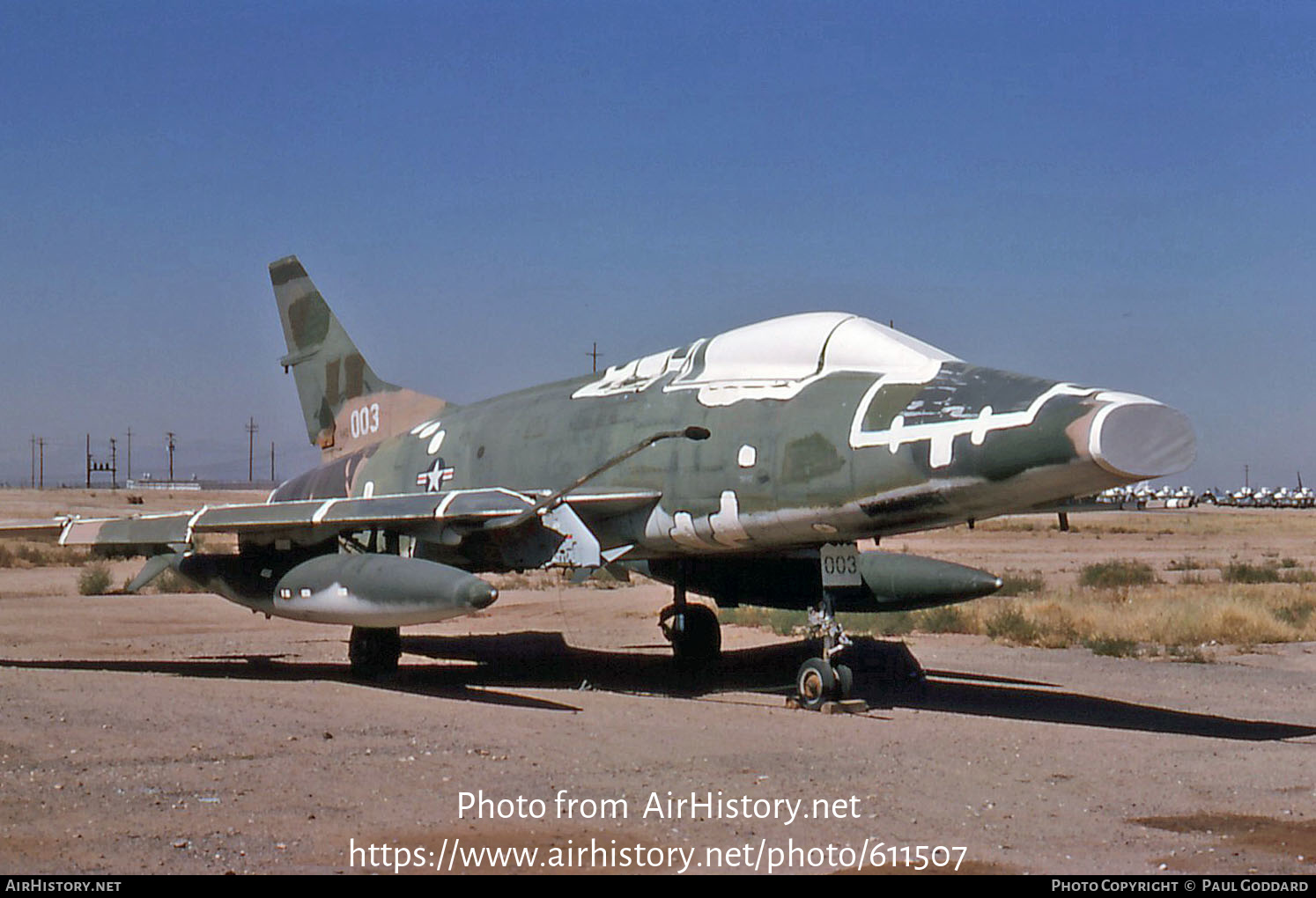 Aircraft Photo of 54-2003 / 54-003 | North American F-100C Super Sabre | USA - Air Force | AirHistory.net #611507