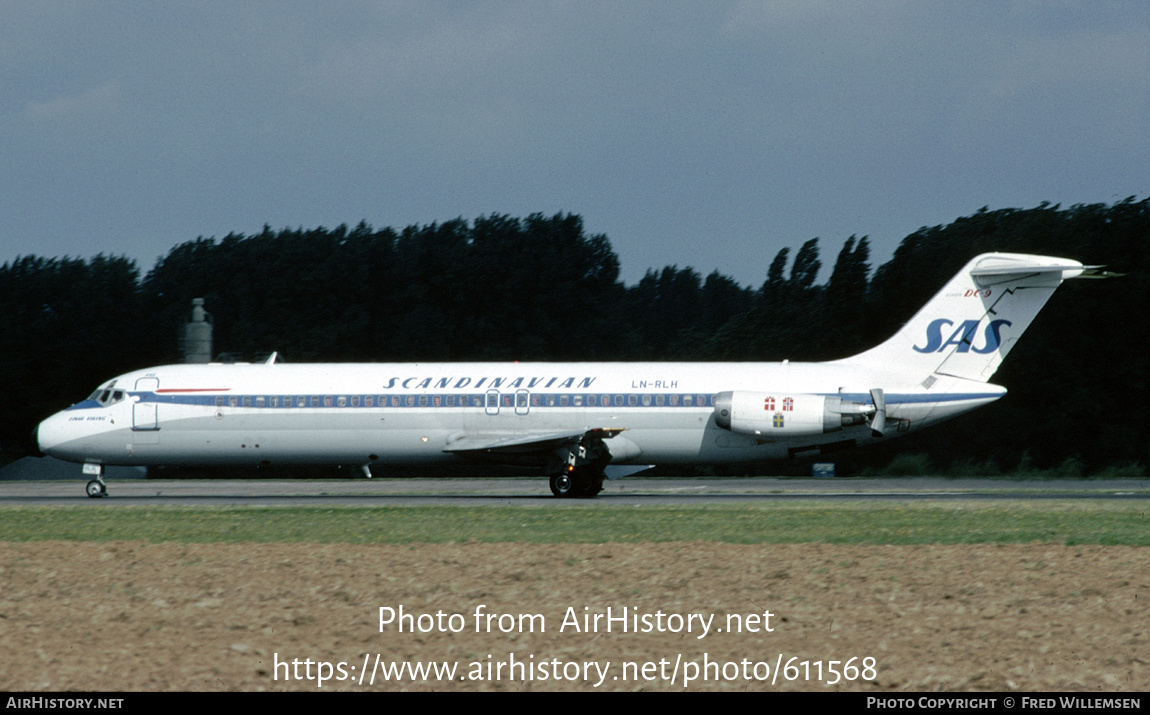 Aircraft Photo of LN-RLH | McDonnell Douglas DC-9-41 | Scandinavian Airlines - SAS | AirHistory.net #611568