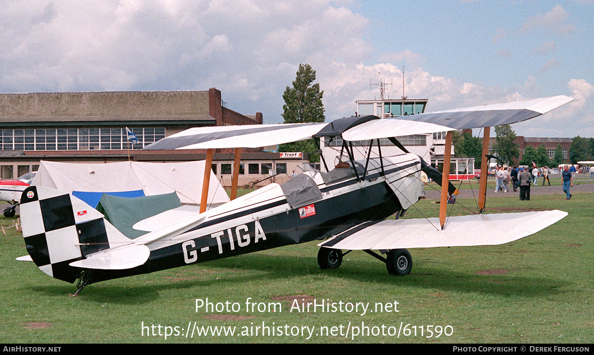 Aircraft Photo of G-TIGA | De Havilland D.H. 82A Tiger Moth II | AirHistory.net #611590