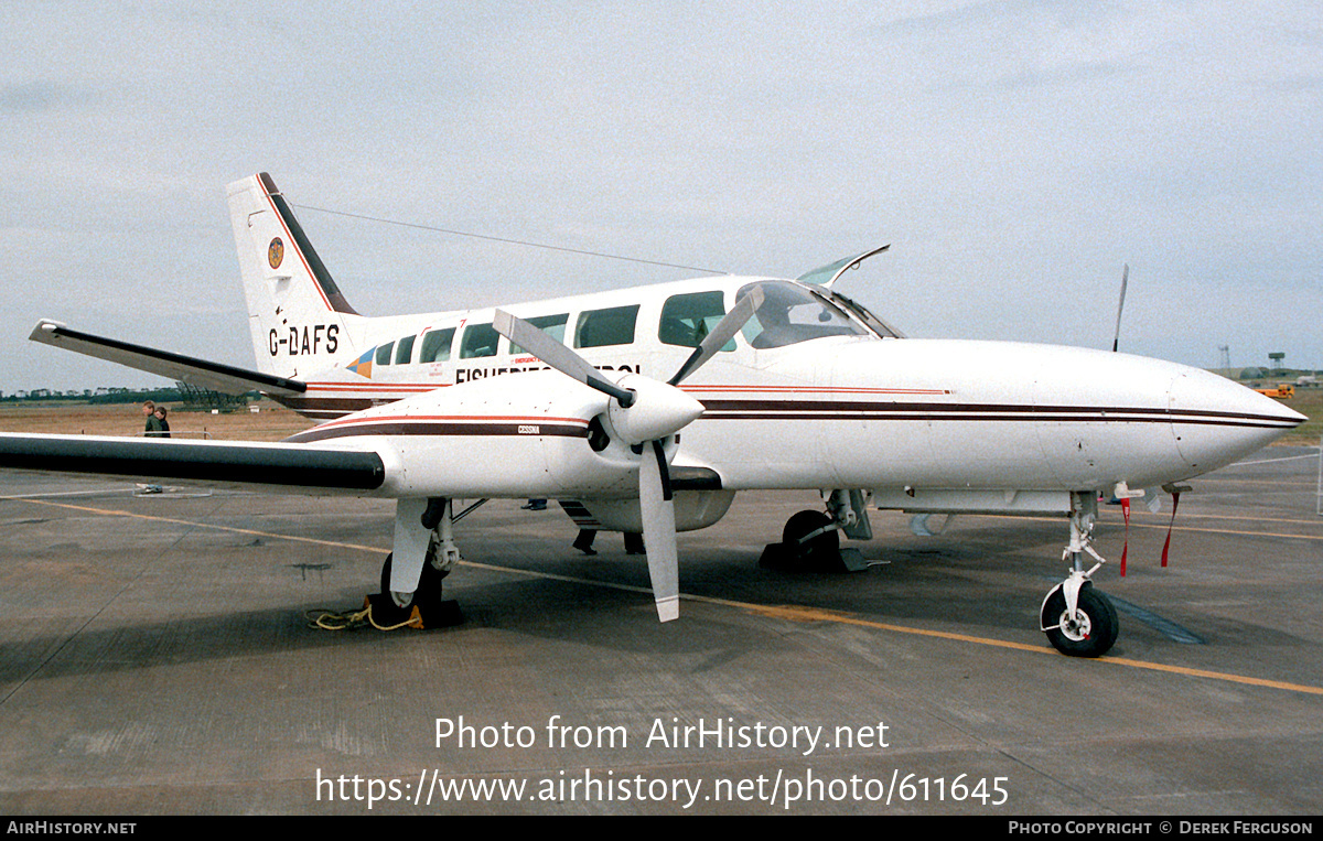 Aircraft Photo of G-DAFS | Cessna 404 Titan | Fisheries Patrol | AirHistory.net #611645