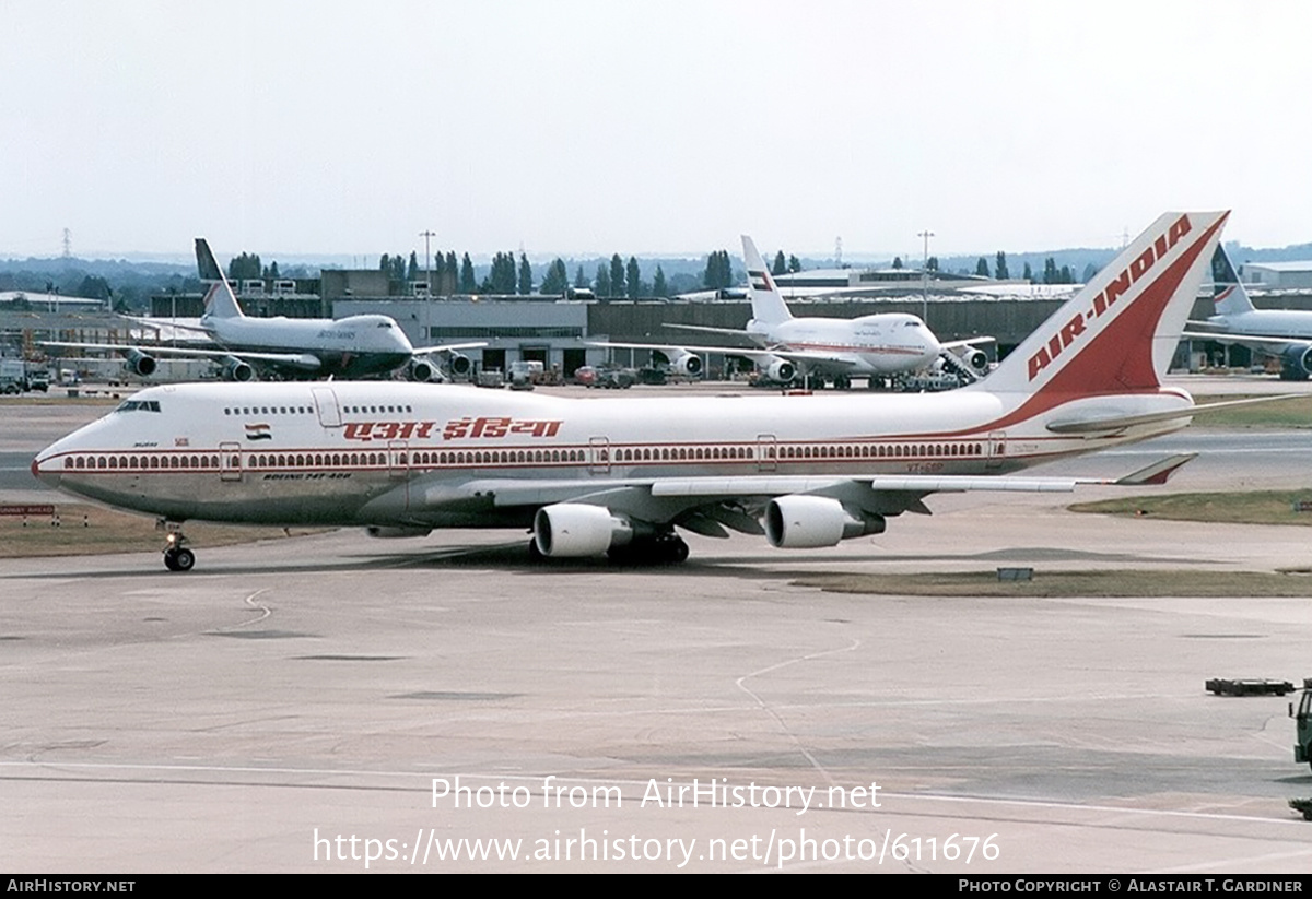 Aircraft Photo of VT-ESP | Boeing 747-437 | Air India | AirHistory.net #611676