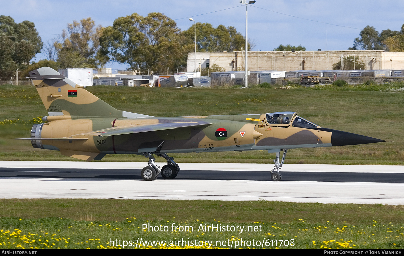 Aircraft Photo of 502 | Dassault Mirage F1ED | Libya - Air Force | AirHistory.net #611708