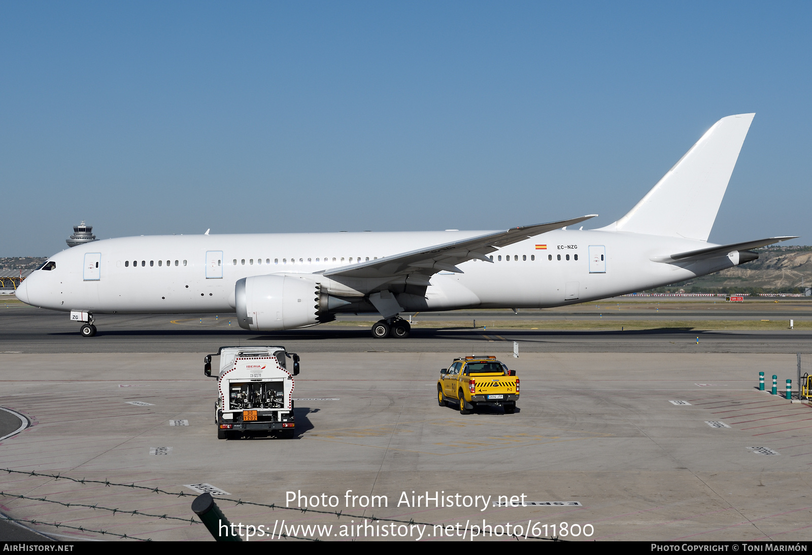 Aircraft Photo of EC-NZG | Boeing 787-8 Dreamliner | AirHistory.net #611800