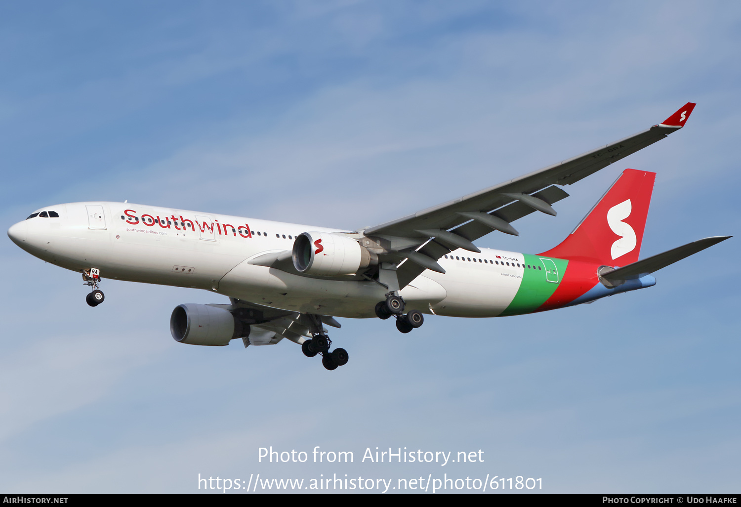 Aircraft Photo of TC-GRA | Airbus A330-223 | Southwind Airlines | AirHistory.net #611801