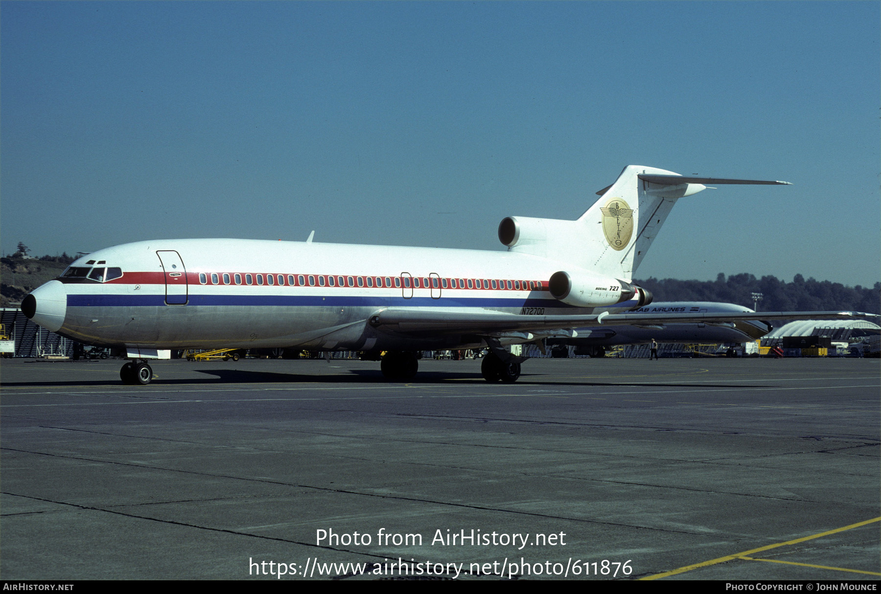 Aircraft Photo of N72700 | Boeing 727-30 | Boeing | AirHistory.net #611876