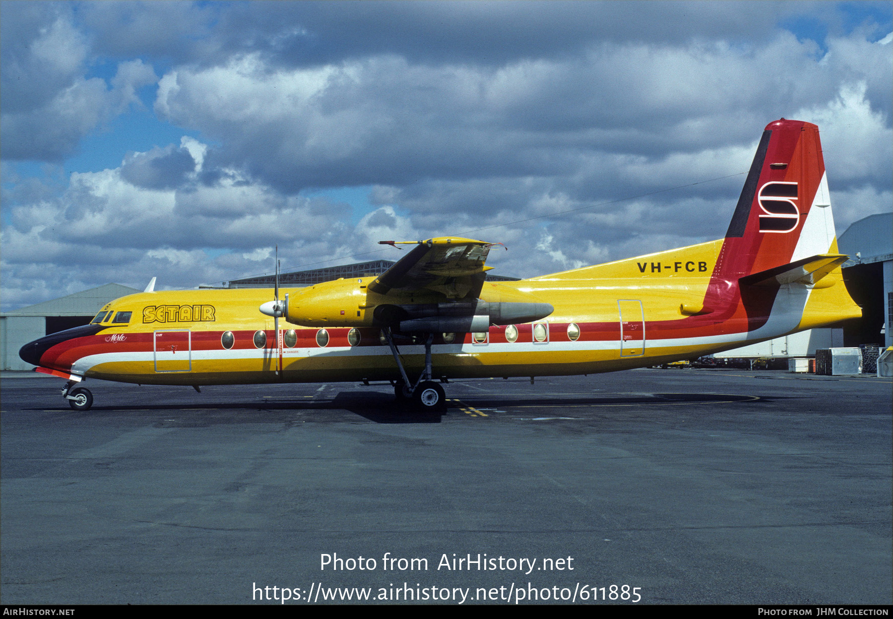 Aircraft Photo of VH-FCB | Fokker F27-500F Friendship | Setair | AirHistory.net #611885