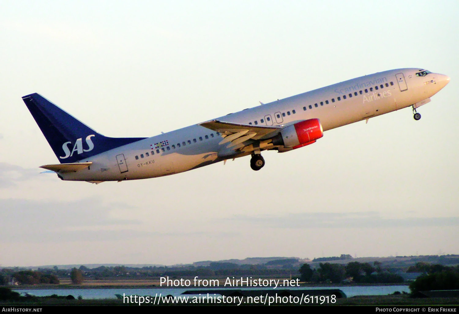 Aircraft Photo of OY-KKU | Boeing 737-883 | Scandinavian Airlines - SAS | AirHistory.net #611918