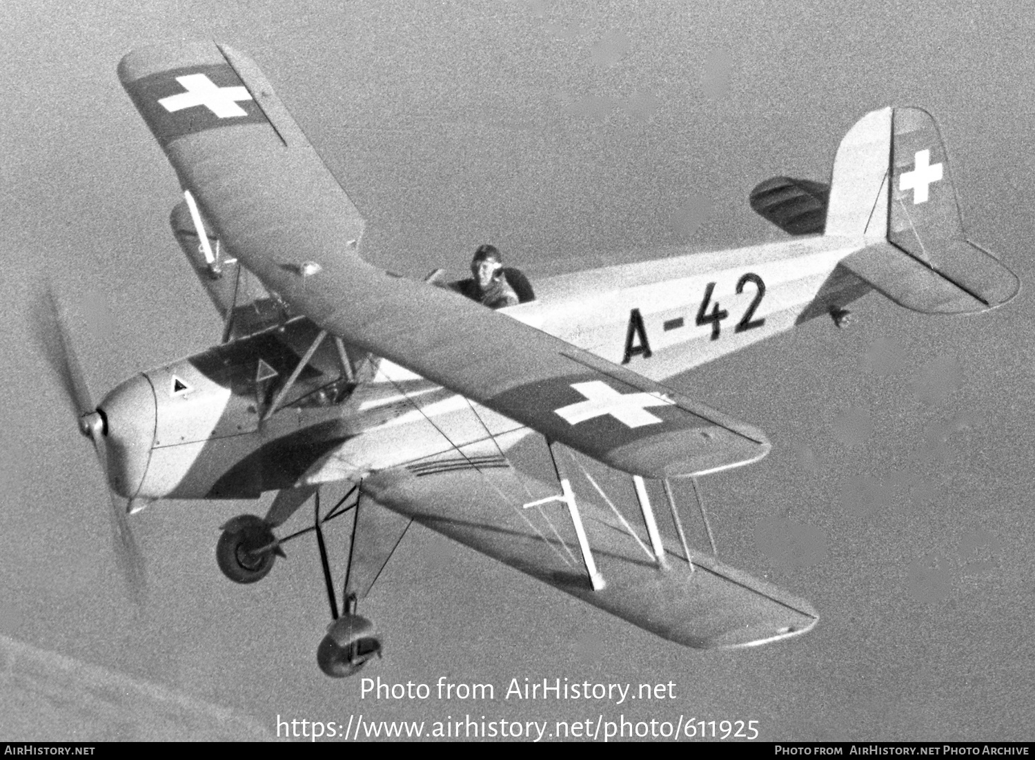 Aircraft Photo of A-42 | Bucker Bu-131B Jungmann | Switzerland - Air Force | AirHistory.net #611925