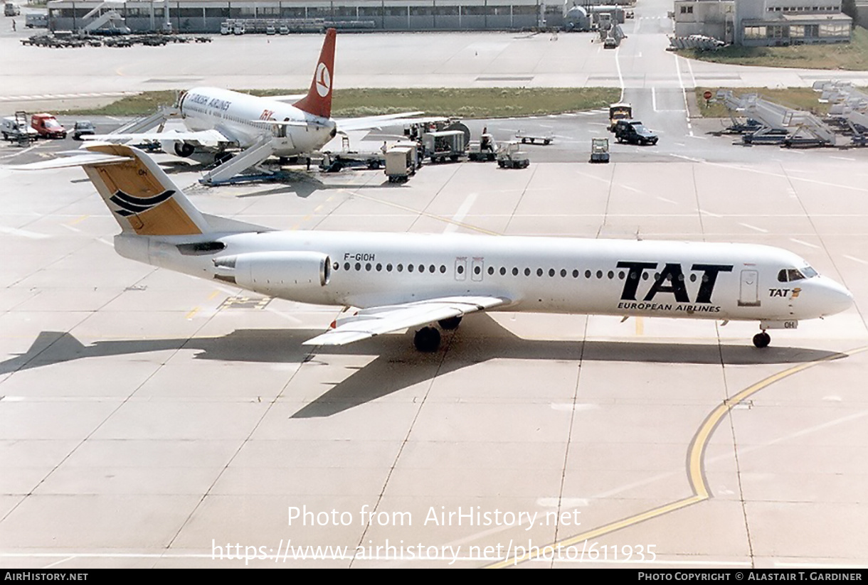 Aircraft Photo of F-GIOH | Fokker 100 (F28-0100) | TAT European Airlines | AirHistory.net #611935