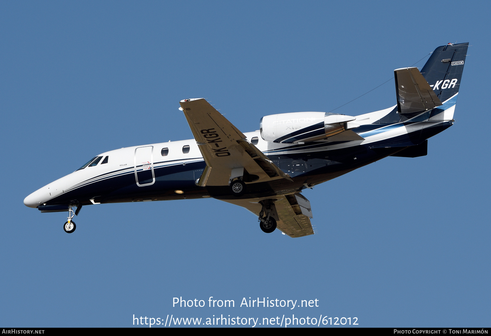 Aircraft Photo of OK-KGR | Cessna 560XL Citation XLS+ | Eclair Aviation | AirHistory.net #612012