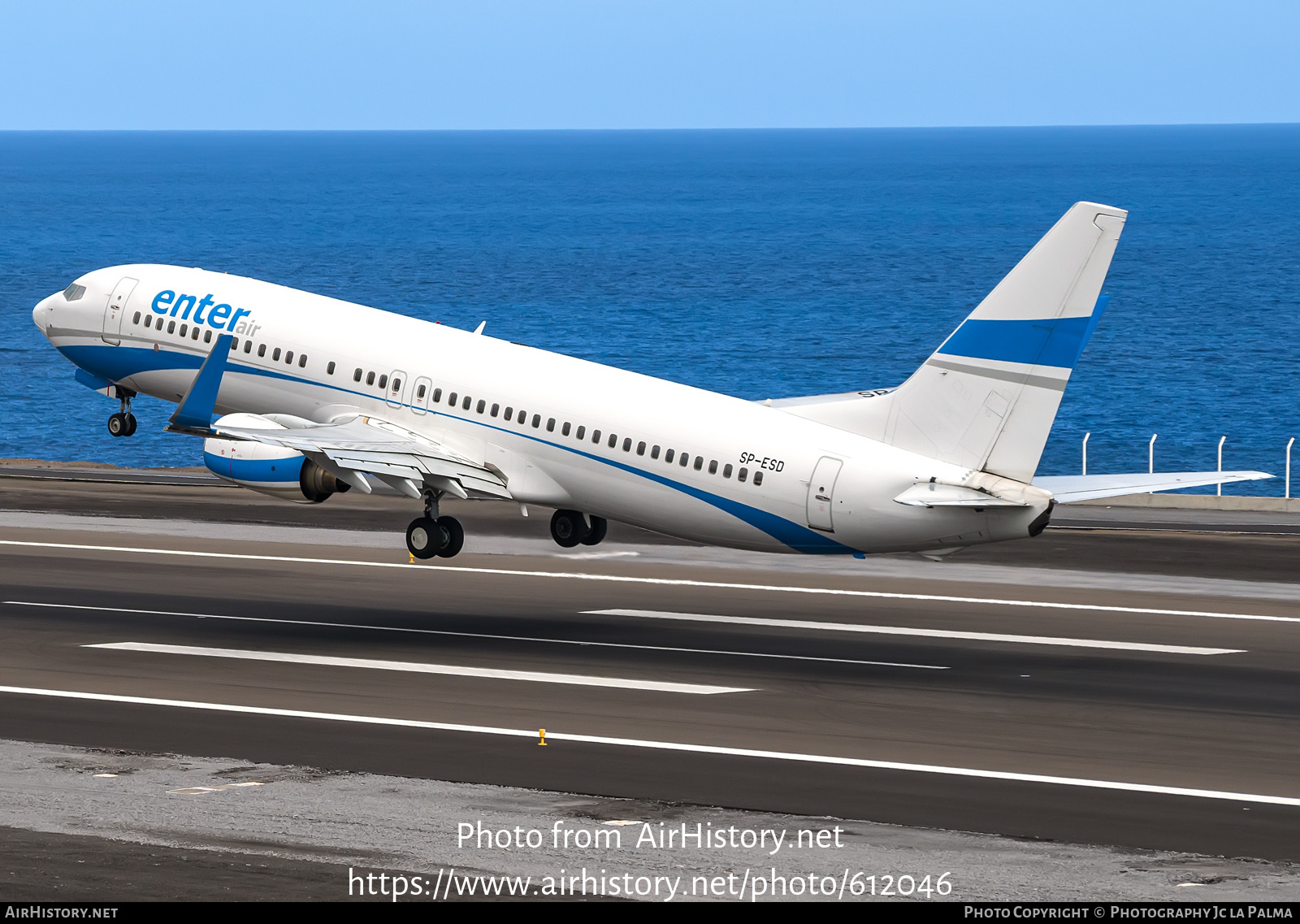 Aircraft Photo of SP-ESD | Boeing 737-8AS | Enter Air | AirHistory.net #612046