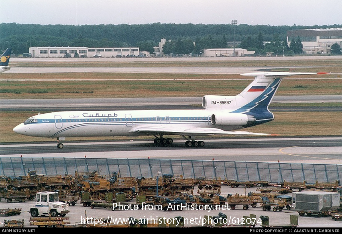 Aircraft Photo of RA-85697 | Tupolev Tu-154M | Sibir - Siberia Airlines | AirHistory.net #612074