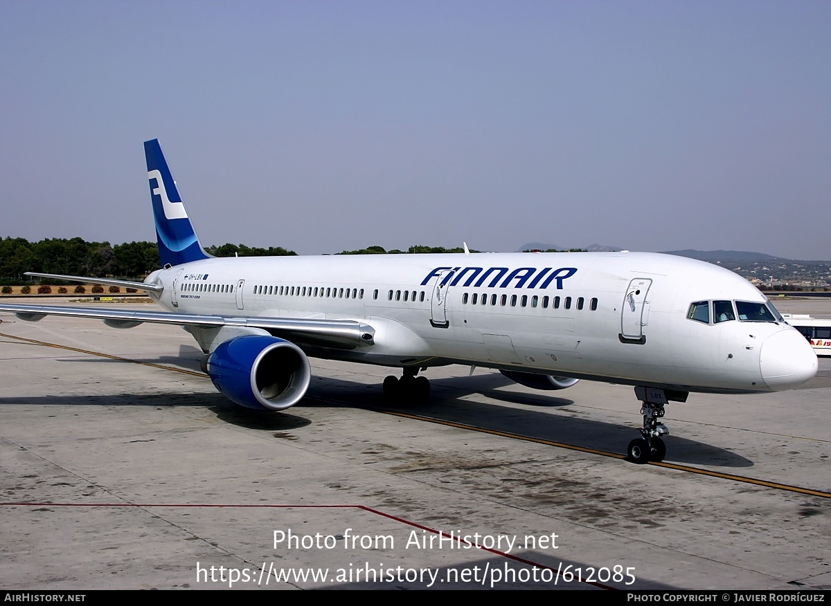 Aircraft Photo of OH-LBX | Boeing 757-2Q8 | Finnair | AirHistory.net #612085