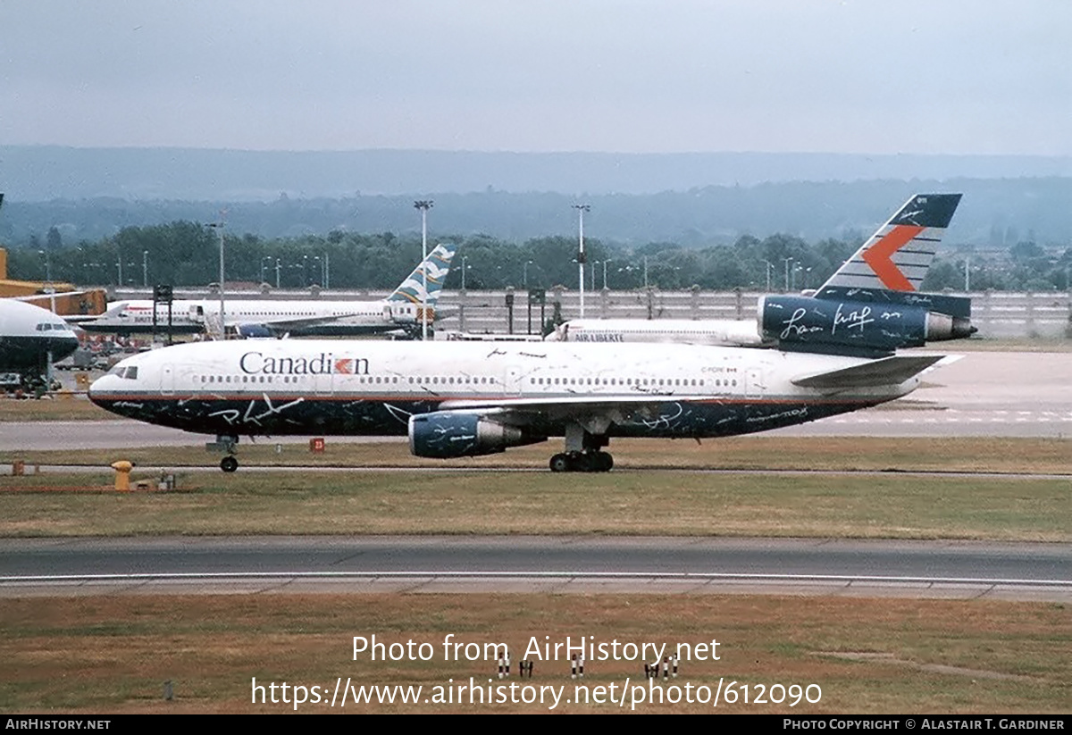 Aircraft Photo of C-FCRE | McDonnell Douglas DC-10-30 | Canadian Airlines | AirHistory.net #612090