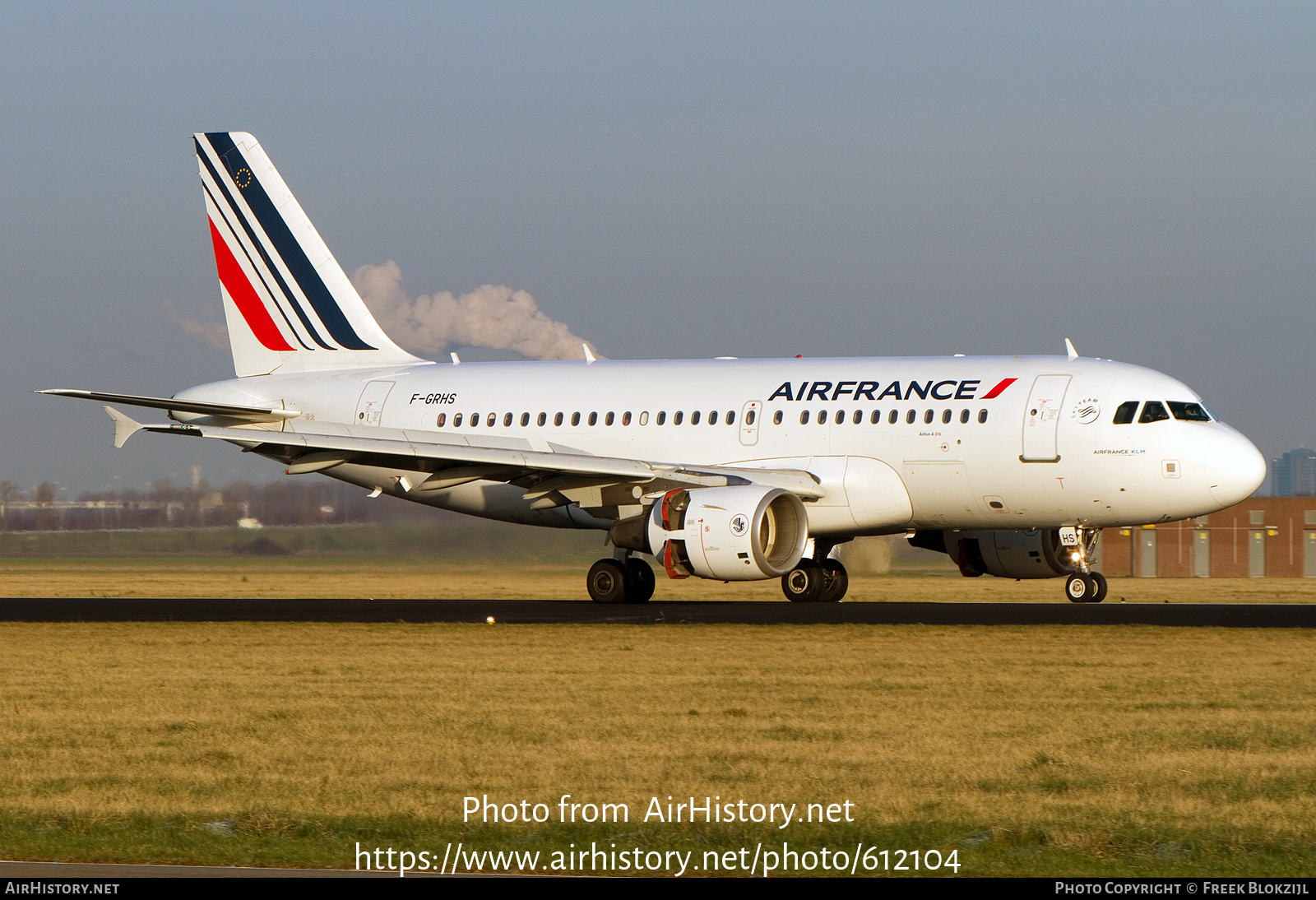 Aircraft Photo of F-GRHS | Airbus A319-111 | Air France | AirHistory.net #612104