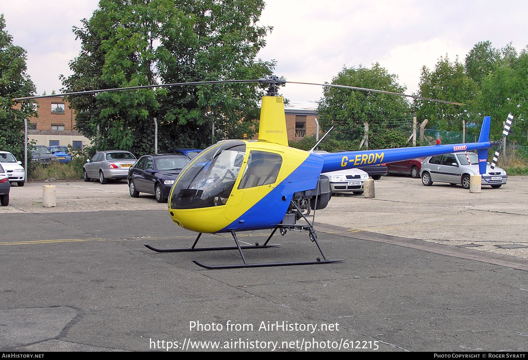 Aircraft Photo of G-EROM | Robinson R-22 Beta II | Aeromega Helicopters | AirHistory.net #612215