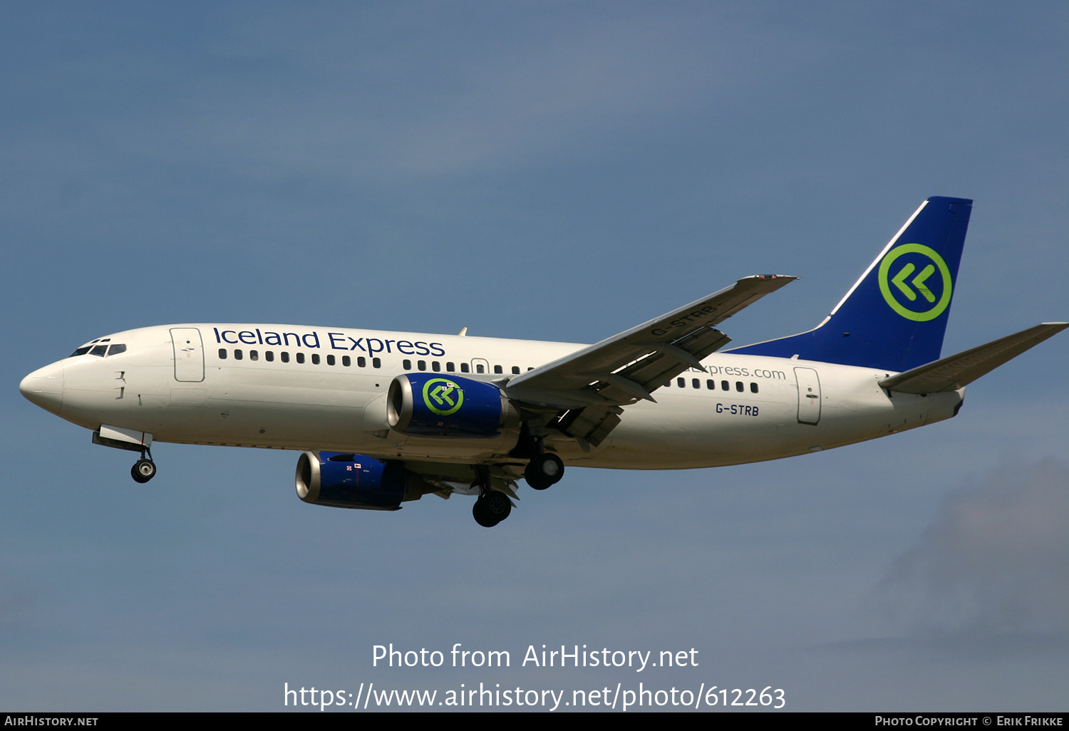 Aircraft Photo of G-STRB | Boeing 737-3Y0 | Iceland Express | AirHistory.net #612263