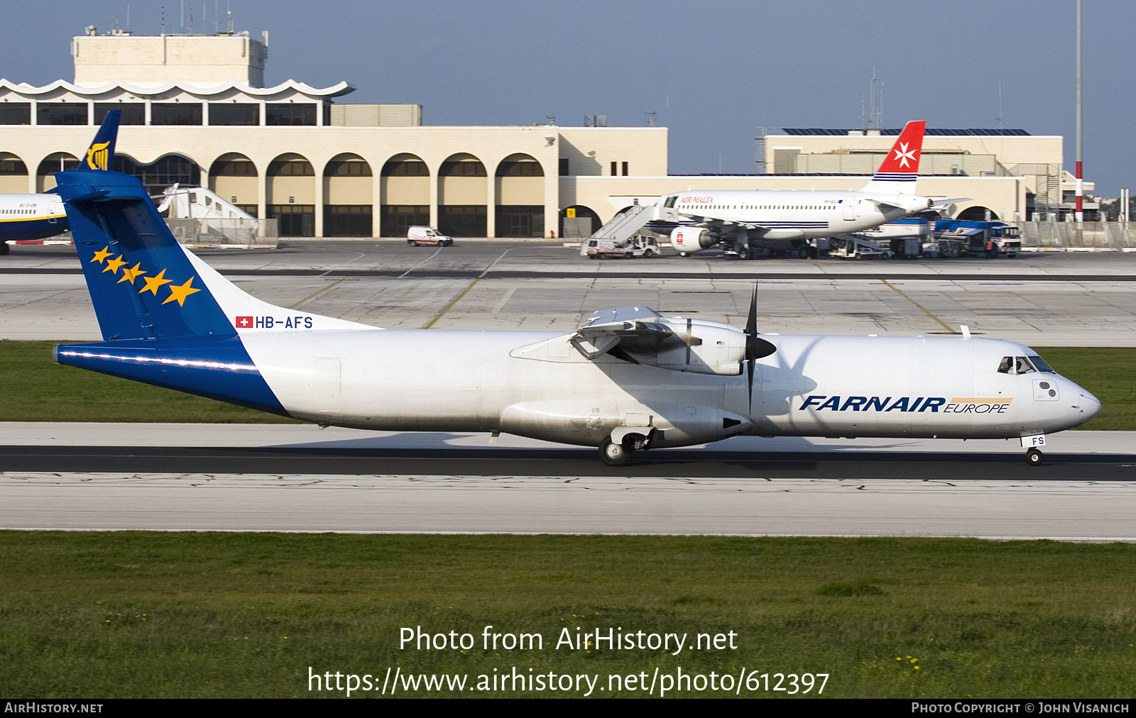 Aircraft Photo of HB-AFS | ATR ATR-72-201/F | Farnair Europe | AirHistory.net #612397