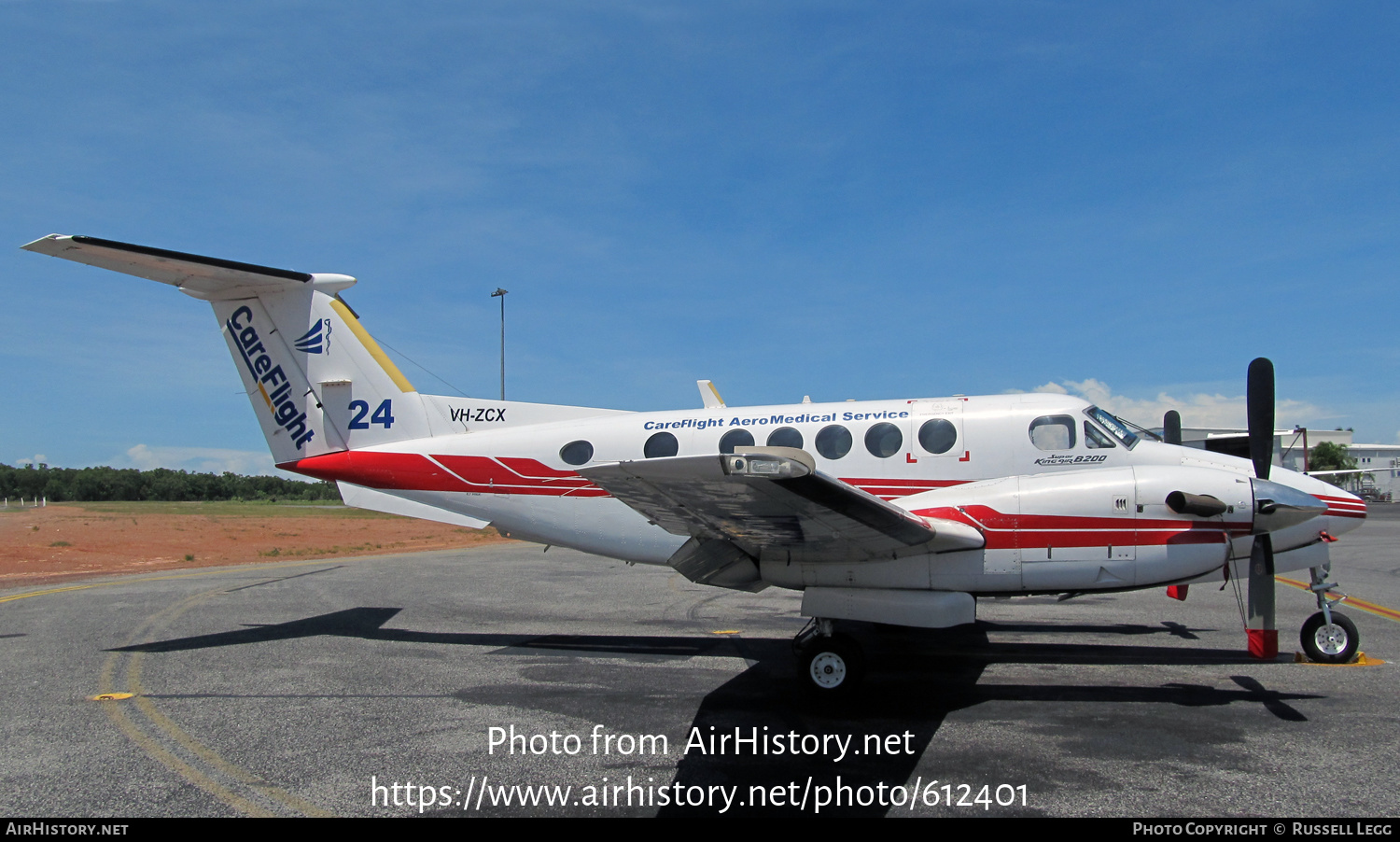 Aircraft Photo of VH-ZCX | Beech B200 Super King Air | CareFlight | AirHistory.net #612401