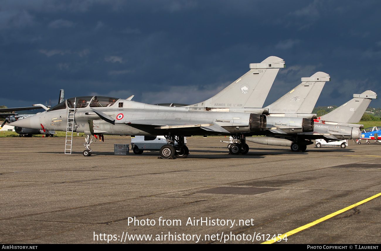 Aircraft Photo of 324 | Dassault Rafale B | France - Air Force | AirHistory.net #612454