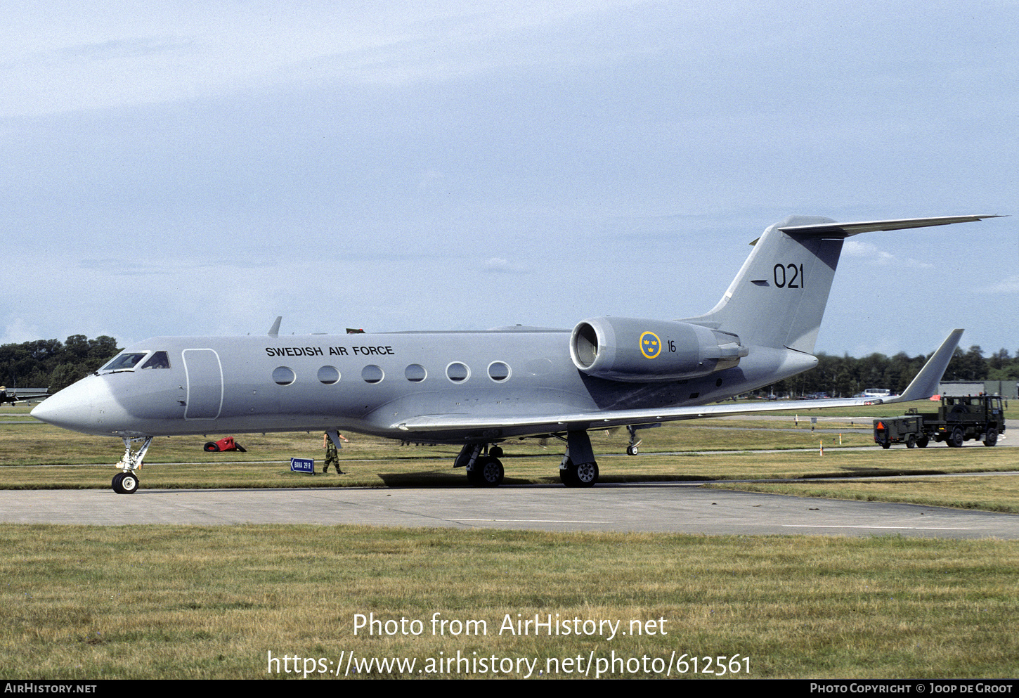 Aircraft Photo of 102001 | Gulfstream Aerospace Tp102A Gulfstream IV | Sweden - Air Force | AirHistory.net #612561