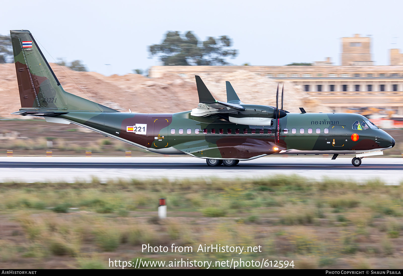 Aircraft Photo of 23221 / 221 | CASA C295W | Thailand - Army | AirHistory.net #612594