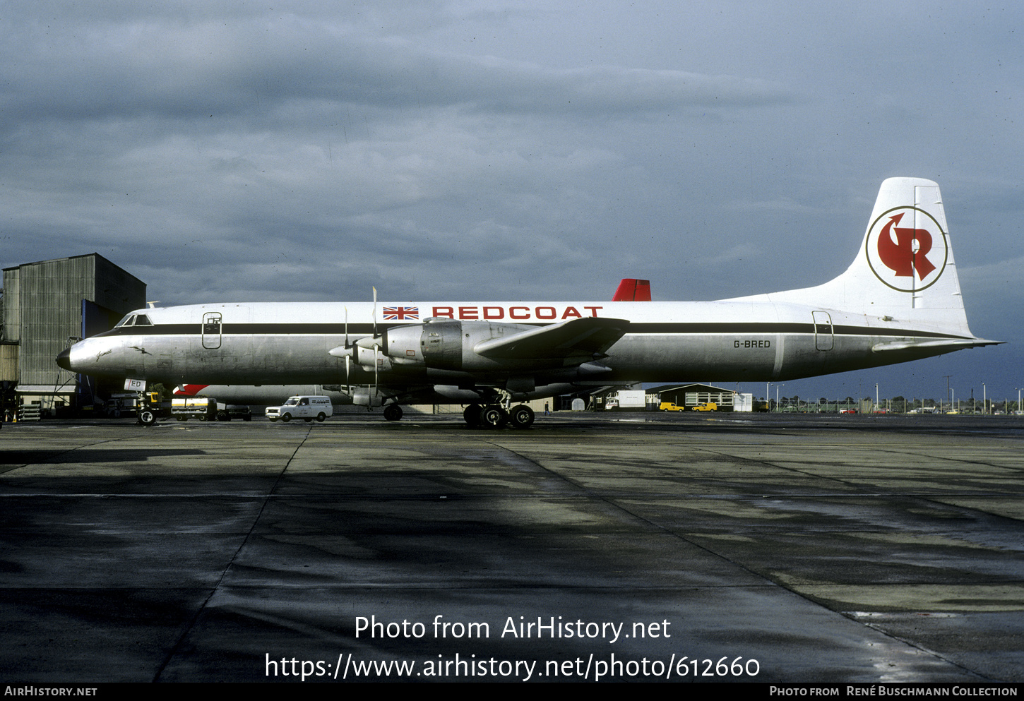 Aircraft Photo of G-BRED | Canadair CL-44D4-2 | Redcoat Air Cargo | AirHistory.net #612660