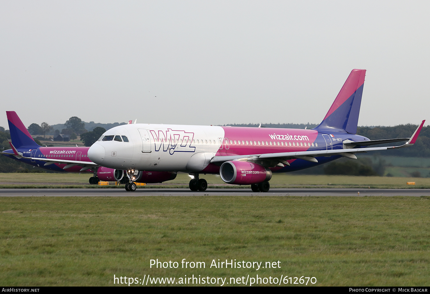 Aircraft Photo of 9H-WZU | Airbus A320-232 | Wizz Air | AirHistory.net #612670