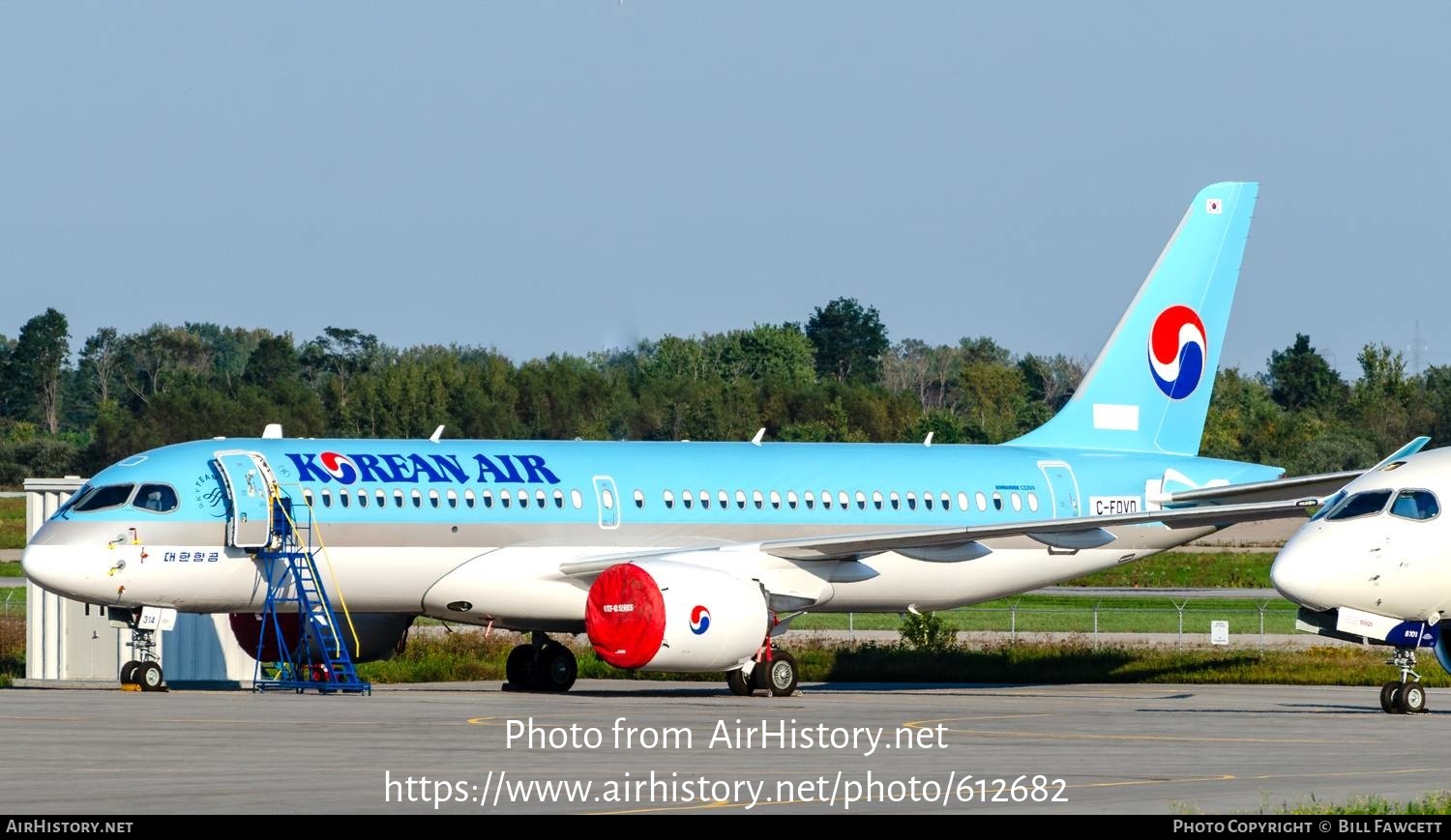 Aircraft Photo of C-FOVD | Airbus A220-371 (BD-500-1A11) | Korean Air | AirHistory.net #612682