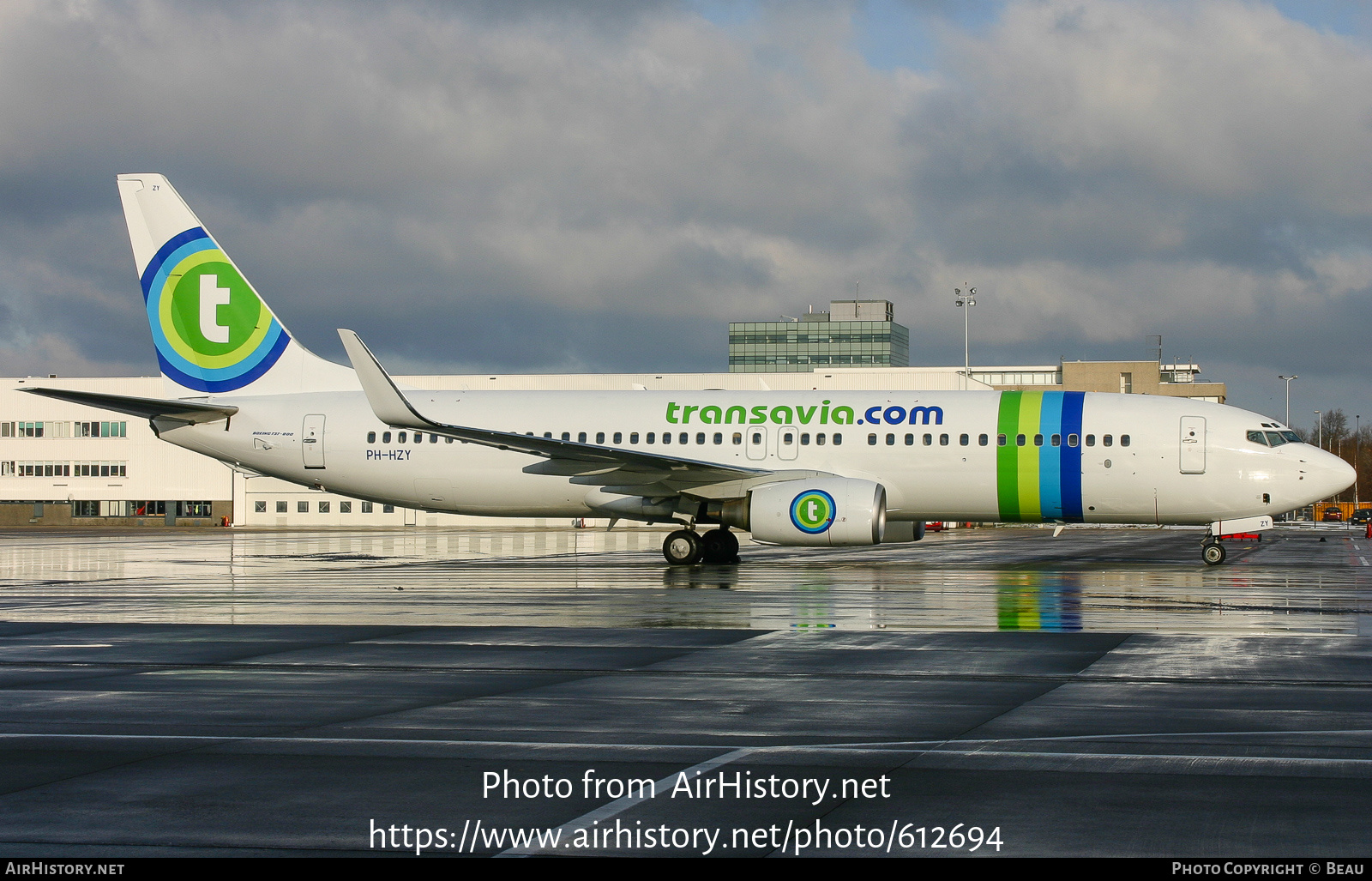 Aircraft Photo of PH-HZY | Boeing 737-8K2 | Transavia | AirHistory.net #612694