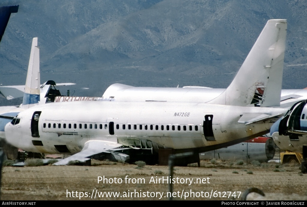 Aircraft Photo of N472GB | Boeing 737-159 | AirHistory.net #612747