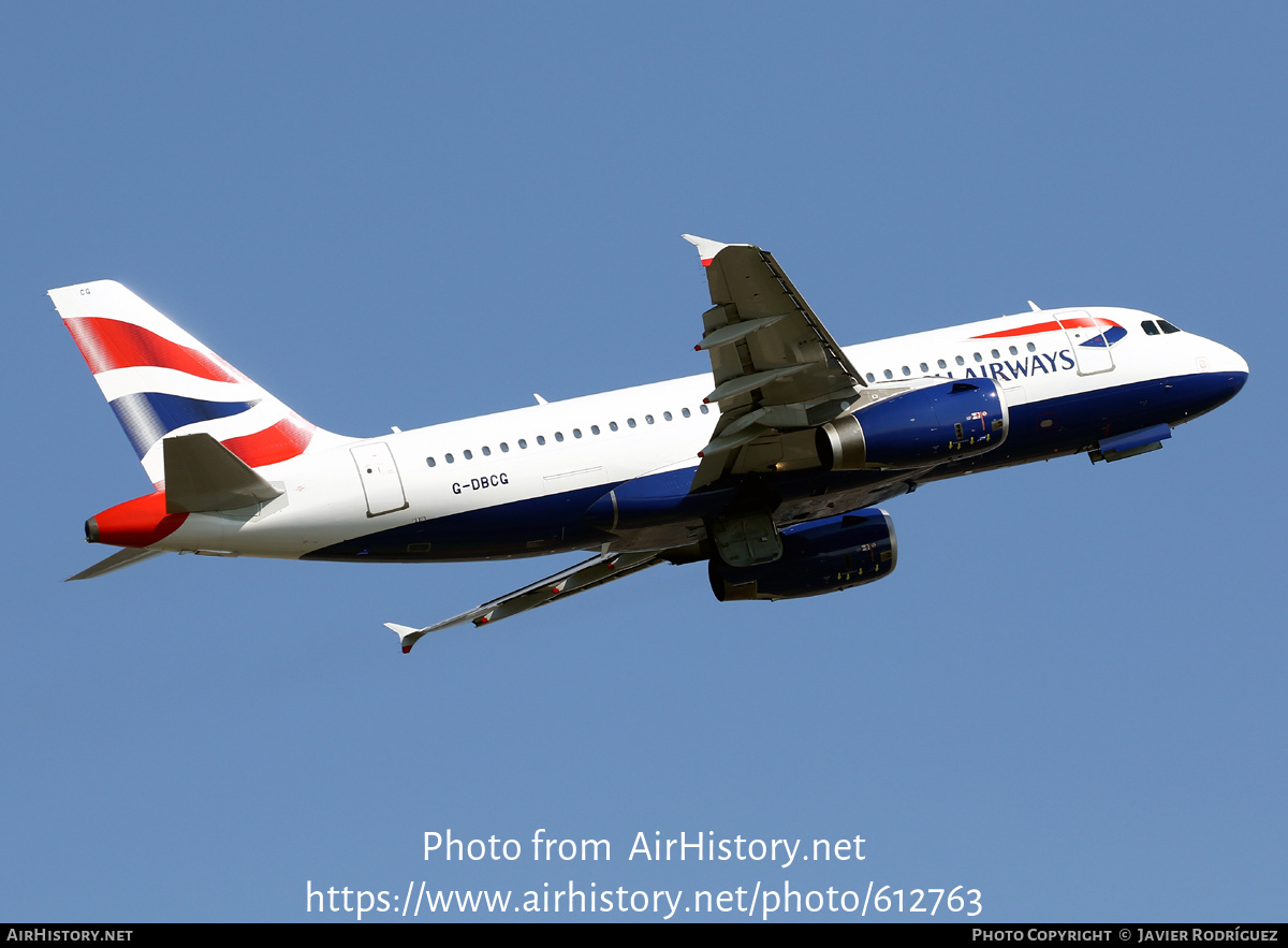 Aircraft Photo of G-DBCG | Airbus A319-131 | British Airways | AirHistory.net #612763