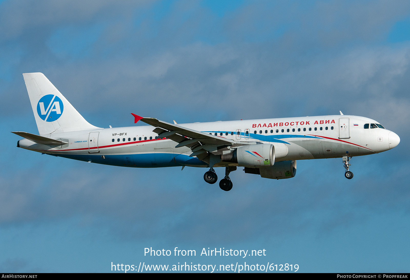 Aircraft Photo of VP-BFX | Airbus A320-214 | Vladivostok Air | AirHistory.net #612819