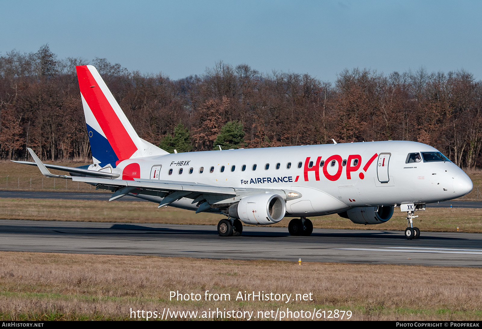 Aircraft Photo of F-HBXK | Embraer 170LR (ERJ-170-100LR) | Hop! | AirHistory.net #612879